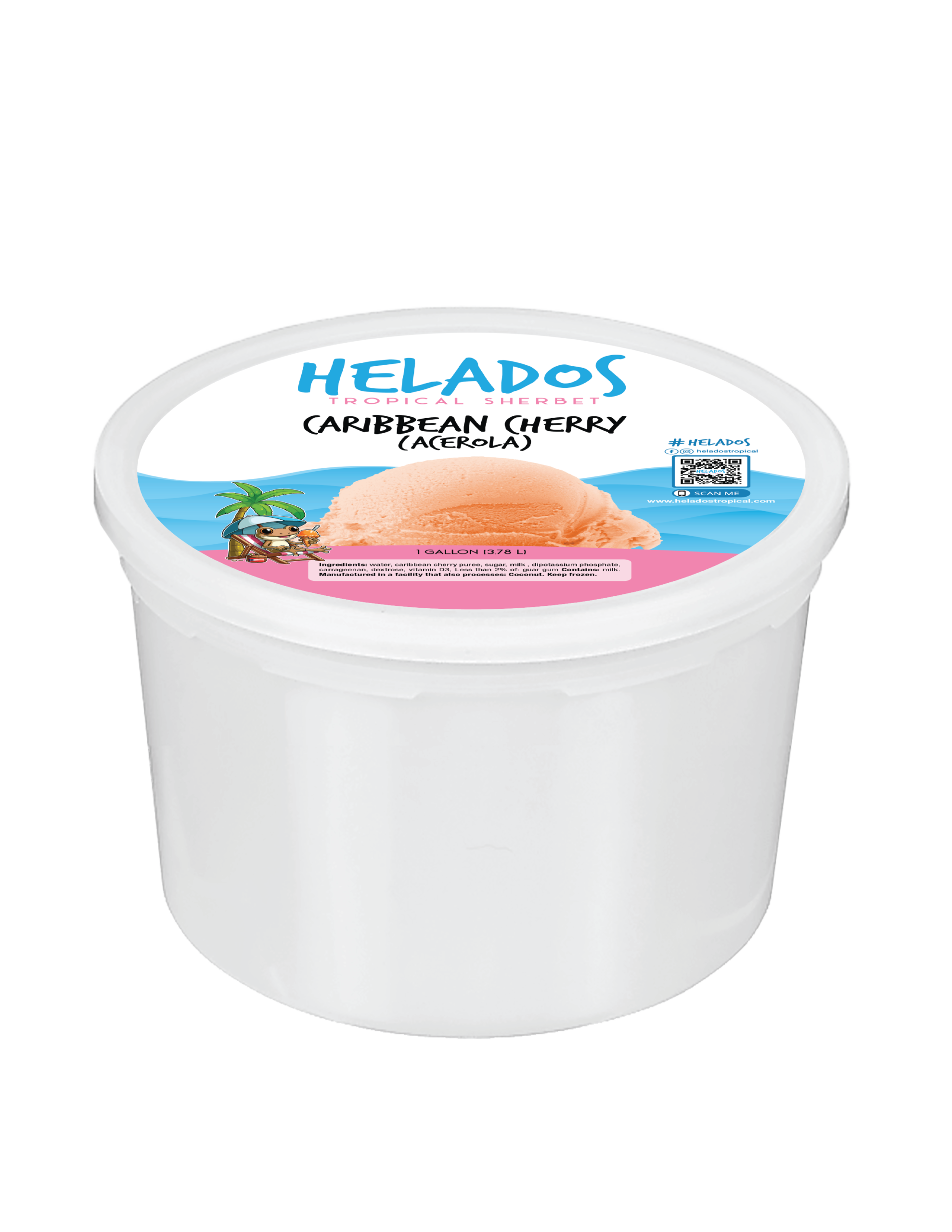 Helados Caribbean Cherry 1 gallon