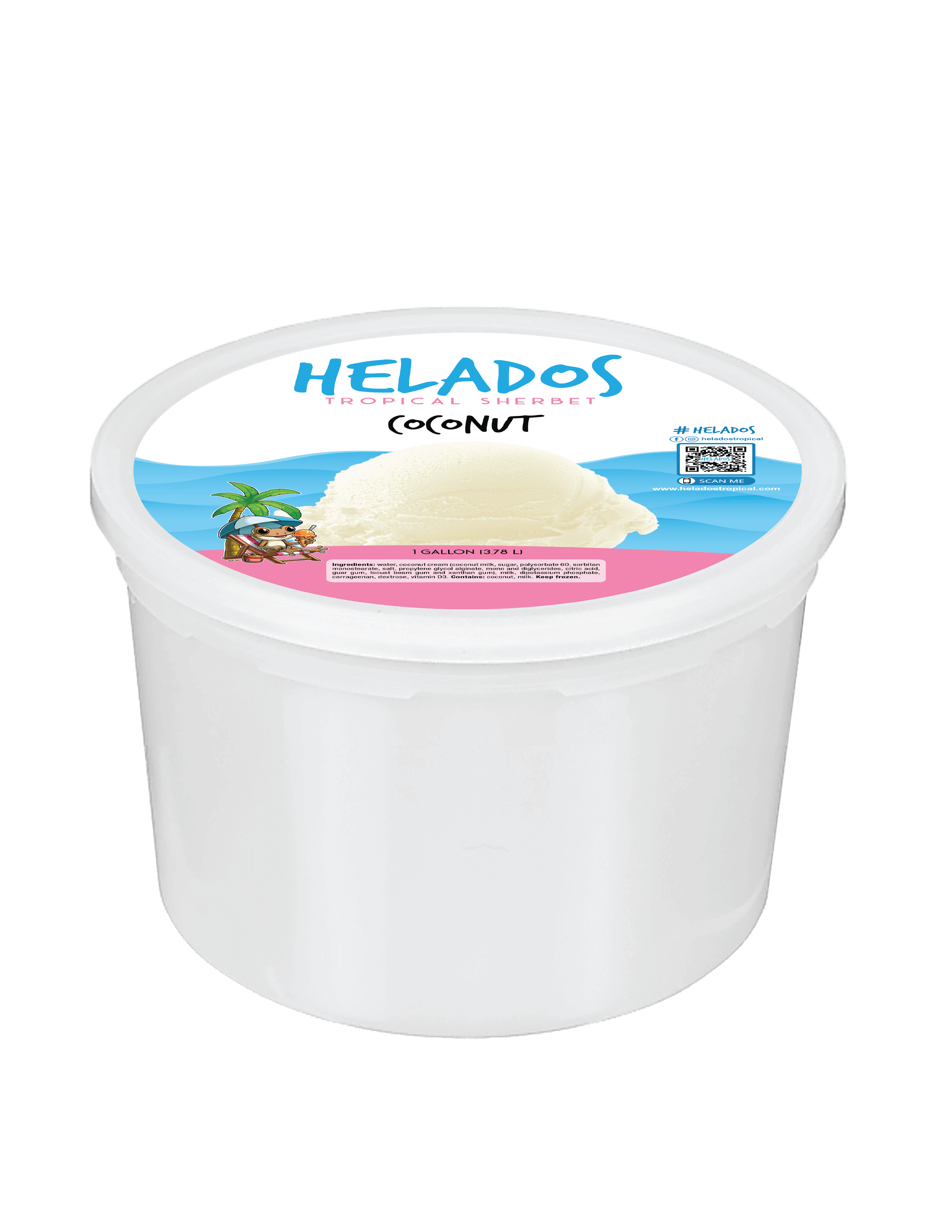 Helados Coconut 1 gallon