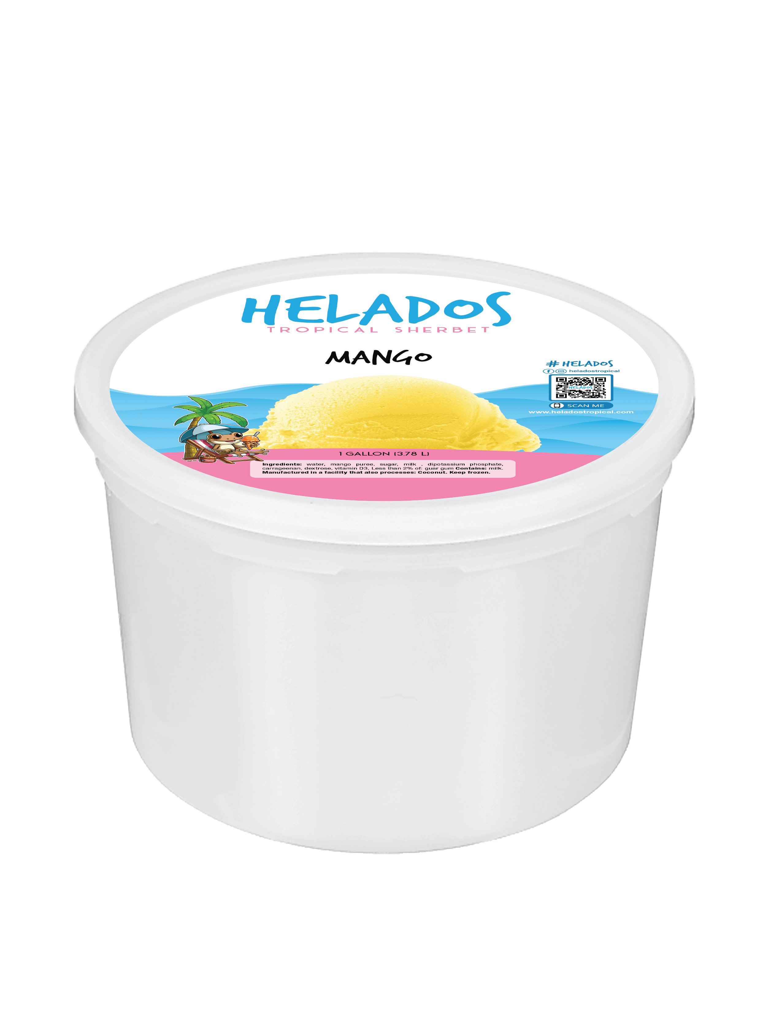 Helados Mango 1 gallon