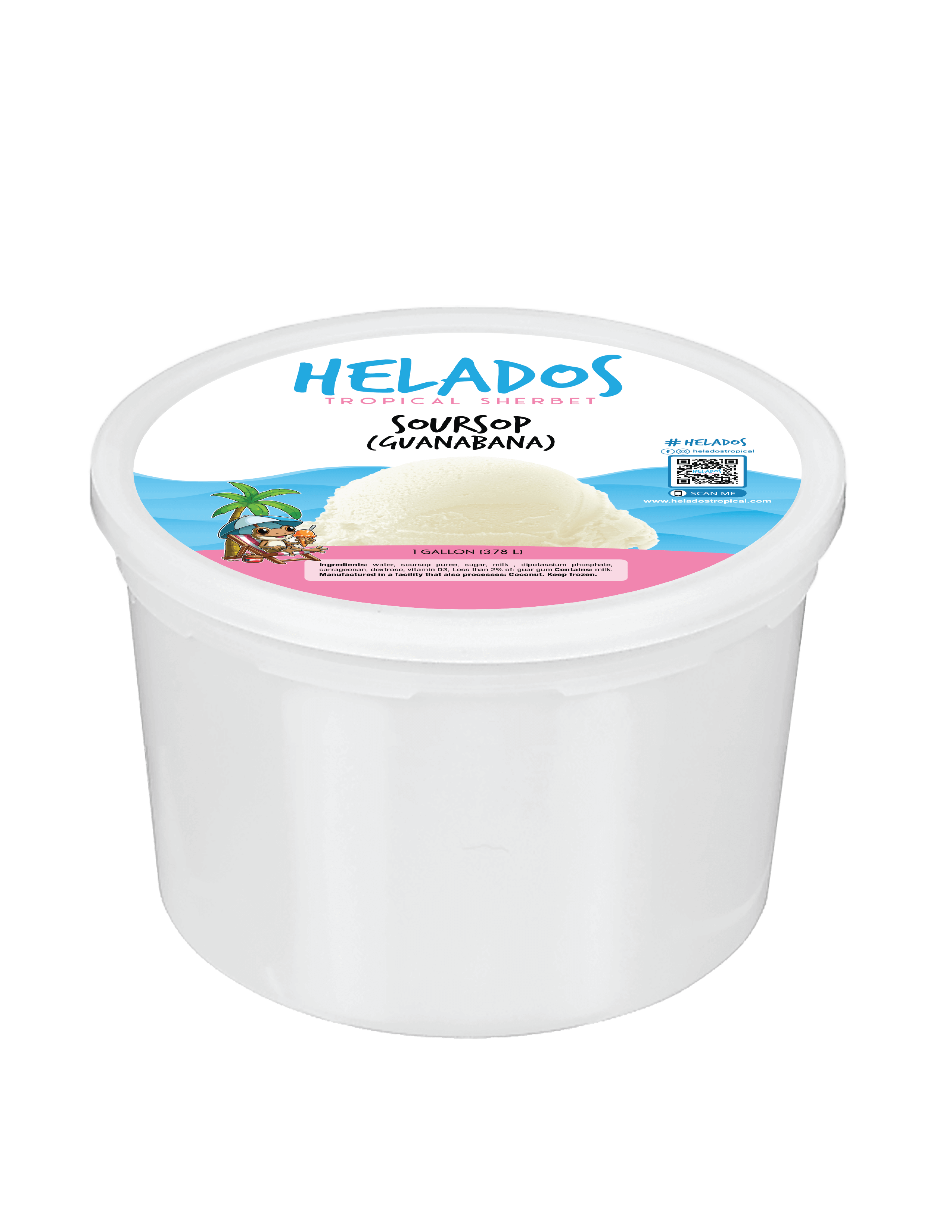 Helados Soursop 1 gallon