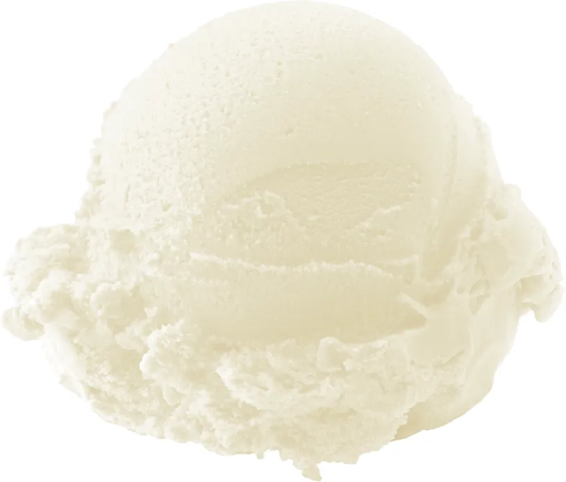Soursop sherbet scoop