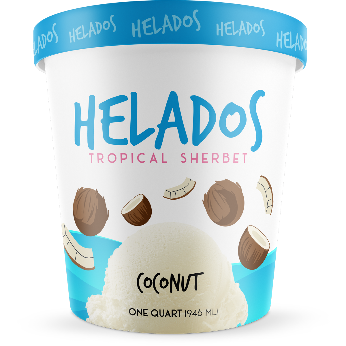 Helados Coconut quart