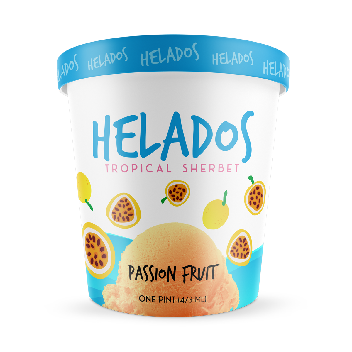 Helados Passion Fruit pint
