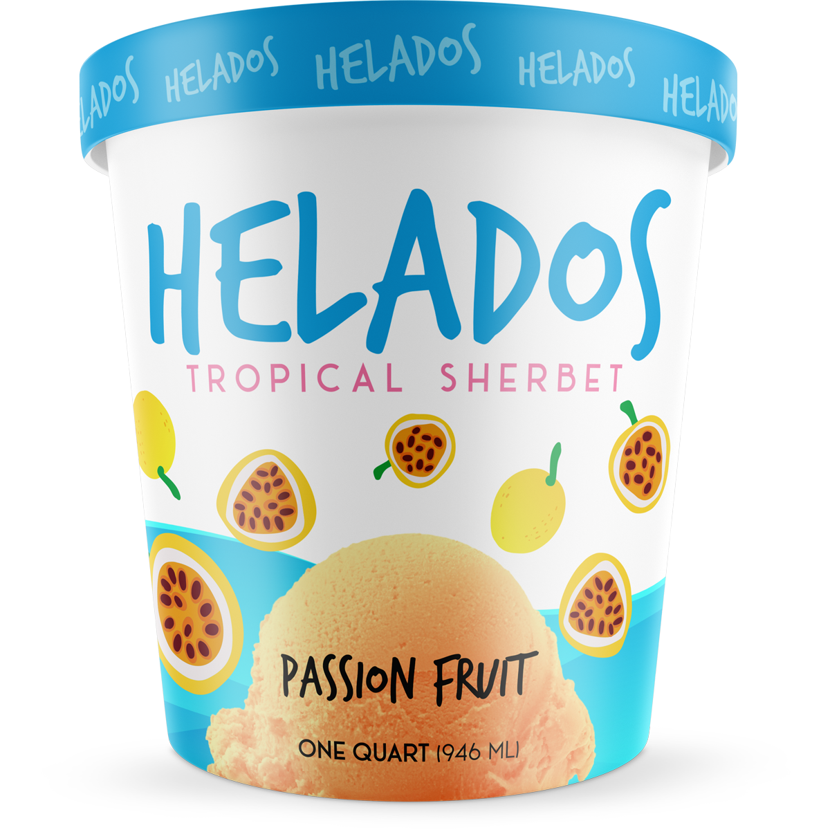 Helados Passion Fruit quart