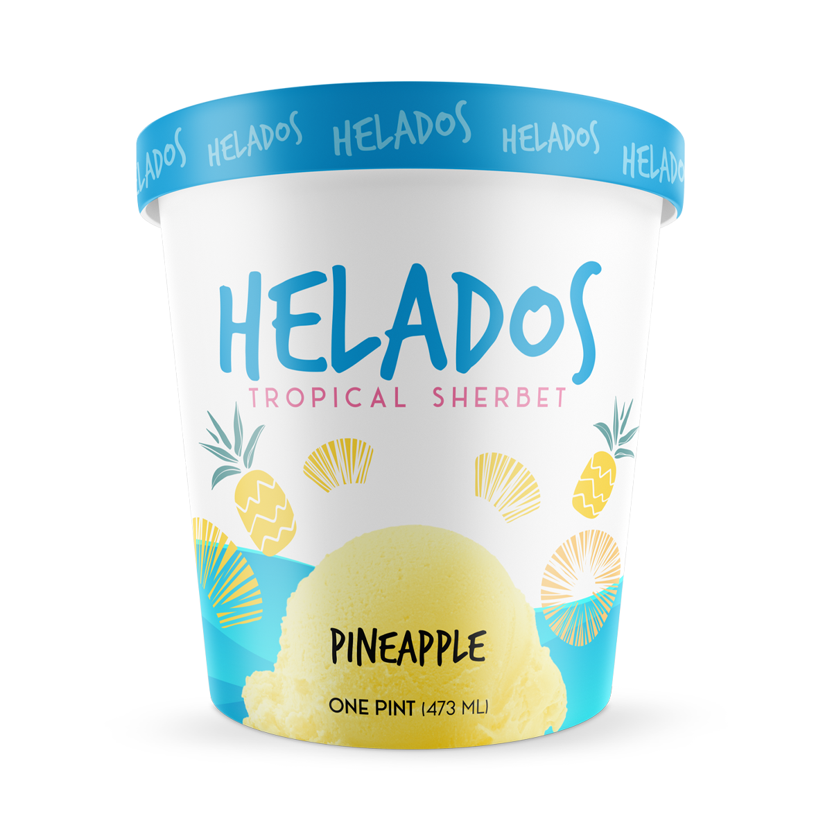 Helados Pineapple pint